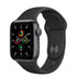 Apple Watch SE Space Gray Aluminum Case with Black Sport Band